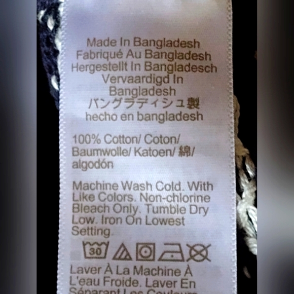 J. Crew Navy Fair Isle Nordic Knit Pullover Sweater | Size Small - Picture 4 of 4